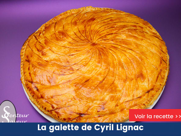 Galette des rois à la frangipane d'après Cyril Lignac